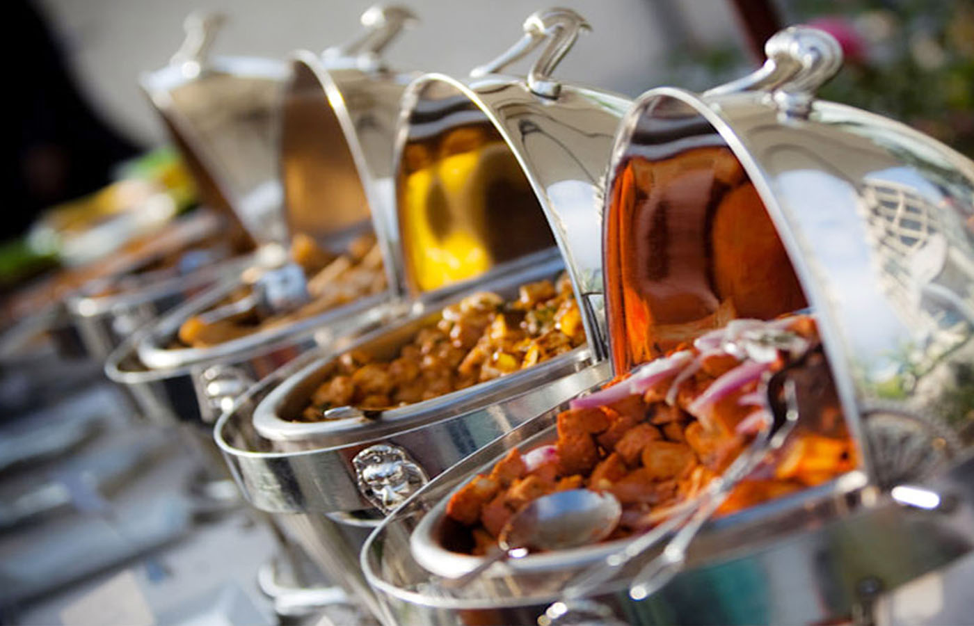 Homemade desserts prepared for catering orders